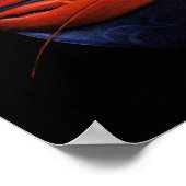 Hummer auf Tiffany Plate Poster (Ecke)