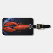 Hummer auf Tiffany-Platte Gepäckanhänger (Vorderseite horizontal)