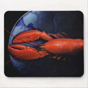 Hummer auf Tiffany-Platte Mousepad