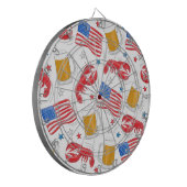 Hummer-Bierfahne Dartscheibe (Vorderseite Links)