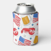 Hummer-Bierfahne Dosenkühler (Kanne Rückseite)