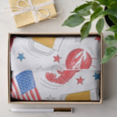 Hummer-Bierfahne Seidenpapier (Geschenk)