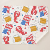 Hummer-Bierfahne Sherpadecke (Vorderseite (Horizontal))