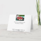 Hummer Birthday Card Karte (Rückseite)