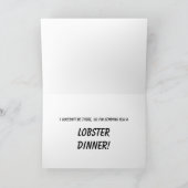 Hummer Birthday Card Karte (Innenseite)