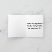 Hummer Birthday Card Karte (Innenseite)