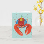 Hummer Birthday Card Karte (Gelbe Blume)