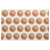 Hummer Bisque Suppe Meeresfrüchte Kochen Maine ME Stoff (Fat Quarter (45,7 x 55,9 cm))