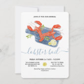 Hummer Boil Bake Einladung (Vorderseite)