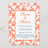 Hummer-Boil-Einladung zum Arbeitstag - Patriotisch Einladung (Vorne/Hinten)