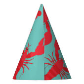 Hummer Boil Geburtstagsparty Niedlich Kids Partyhütchen (Rückseite)