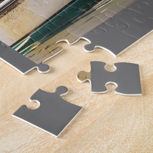 Hummer-Boote im Bass-Hafen, Berg-einsame Insel Puzzle (Seite)