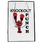 Hummer Boxen Knockout Punch Mittlere Geschenktüte (Vorderseite)