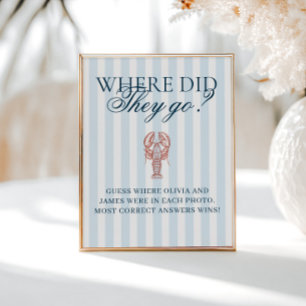 Hummer-Bridal-Shower Wo Sind Sie Hingegangen Poster