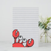 Hummer Briefpapier (Stehend Vorderseite)