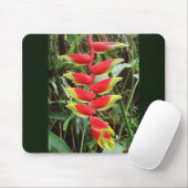 Hummer Claw Blume - Heliconia Rostrata Mousepad (Mit Mouse)