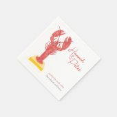 Hummer-Cocktail-Servietten Serviette (Ecke)