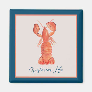 Hummer Crawfish Crustacean Magnet