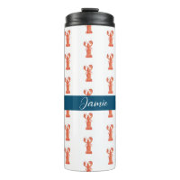 Hummer Crawfish Crustacis Mit Monogramm