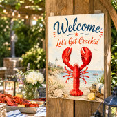Hummer Crawfish-Kochparty Willkommen Poster