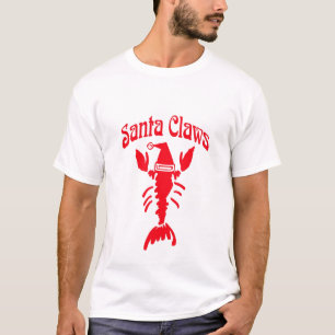 Hummer Crayfish Santa Claws T-Shirt