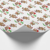 Hummer Day Christmas Camel Wrapping Paper Geschenkpapier (Ecke)
