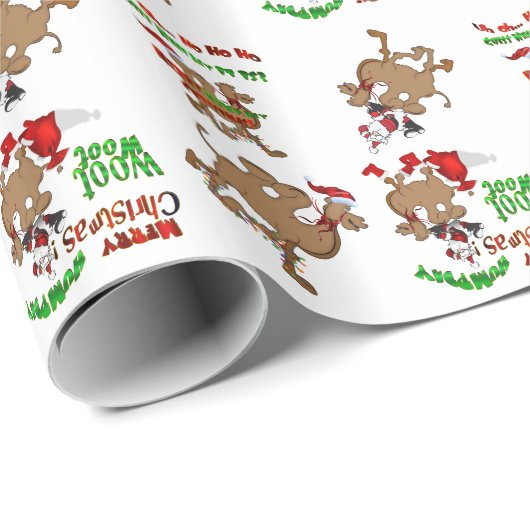 Hummer Day Christmas Camel Wrapping Paper Geschenkpapier (Rolleneckpunkt)