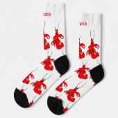 Hummer-Design Socken (Linkes Detail)