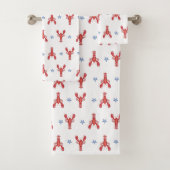 Hummer, die die preppy-Seeküste auflöst Badhandtuch Set (Insitu)