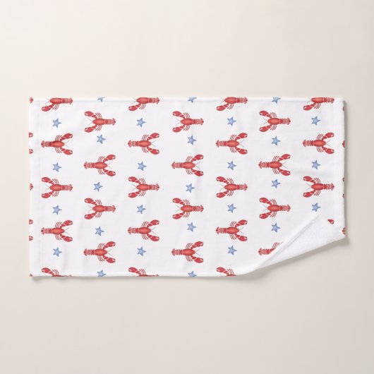 Hummer, die die preppy-Seeküste auflöst Badhandtuch Set (Handtuch)