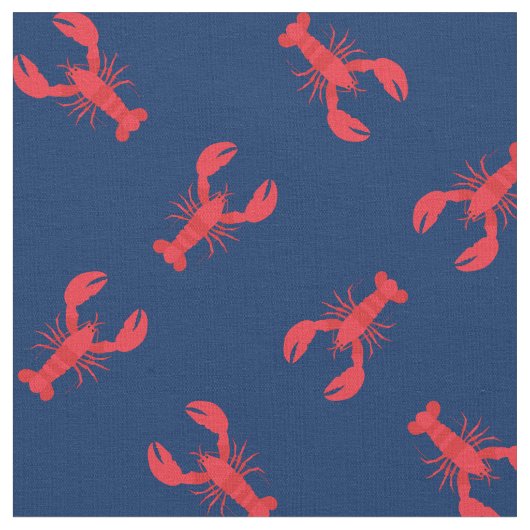 Hummer Druckstoffe Navy Blue Stoff (Nahaufnahme)