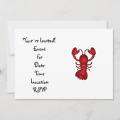 Hummer Einladung (Vorderseite)