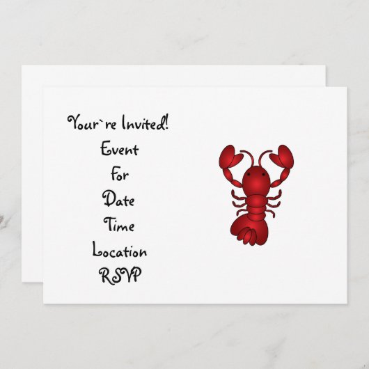 Hummer Einladung (Vorne/Hinten)