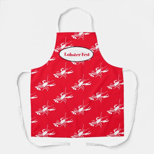 Hummer Fest Schürze (Vorderseite)
