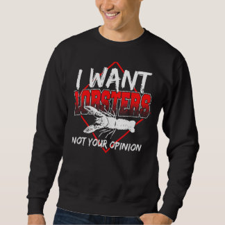 Hummer Fisch Meeresfrüchte Fischfang Krebse Krebst Sweatshirt