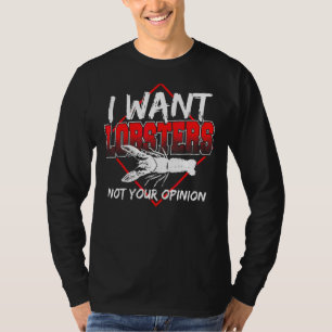 Hummer Fisch Meeresfrüchte Fischfang Krebse Krebst T-Shirt