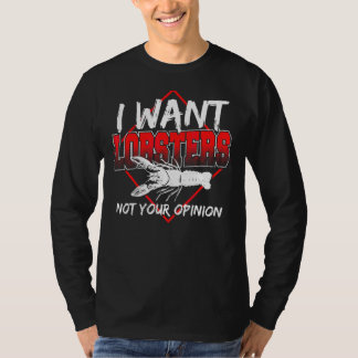 Hummer Fisch Meeresfrüchte Fischfang Krebse Krebst T-Shirt