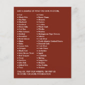 Hummer, Fischmonger/Ehefrau, Fischmarkt Flyer (Hinten)