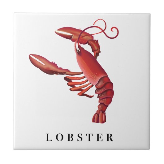 Hummer Fliese (Vorderseite)