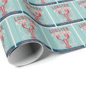 Hummer Fresh Caught Daily | Maine Geschenkpapier (Rolleneckpunkt)