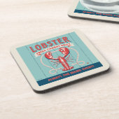 Hummer Fresh Caught Daily | Maine Getränkeuntersetzer (Linke Seite)