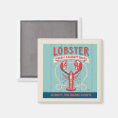 Hummer Fresh Caught Daily | Maine Magnet (Vorderseite/Rückseite)