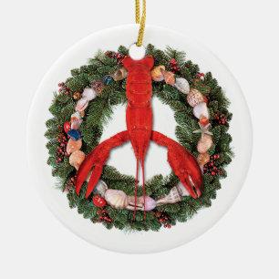 Hummer-Frieden Keramik Ornament