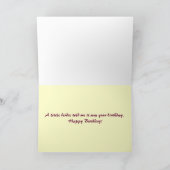 Hummer-Geburtstagskarte Karte (Innenseite)