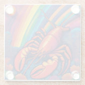 Hummer Glasuntersetzer (Rückseite)