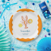 Hummer-Grillspezialitäten GRILLEN Seafood Summer B Pappteller (Party)