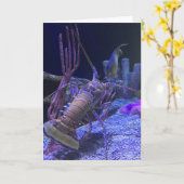 Hummer-Grußkarte (lustig innen) Karte (Gelbe Blume)