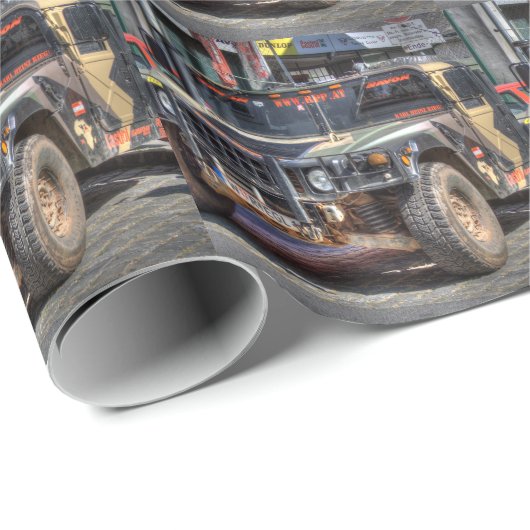 Hummer H1 Geschenkpapier (Rolleneckpunkt)