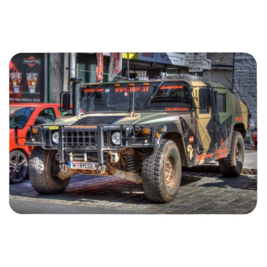 Hummer H1 Magnet (Horizontal)