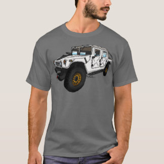 Hummer H1 mit Methodenrädern T-Shirt